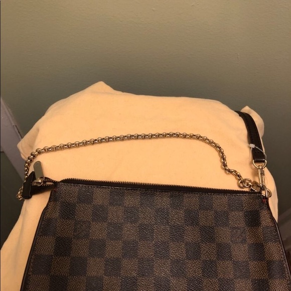 Auth Louis Vuitton Damier Eva Clutch Sling Bag (Available) - Picture 12 of 14